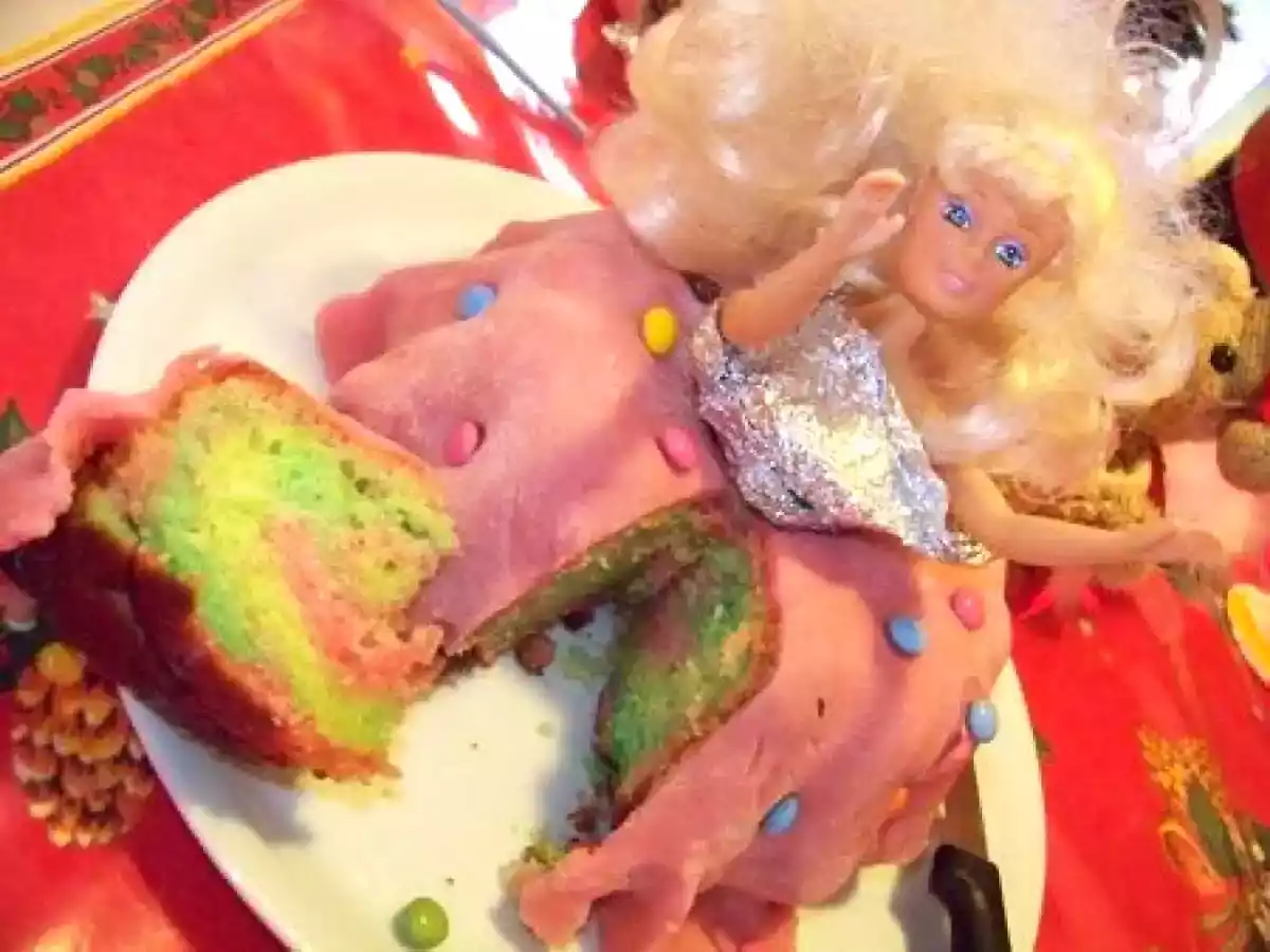 Enfin je suis de retour !!!et un gâteau barbie pour les 6 ans de ma fille!!!! - photo 4