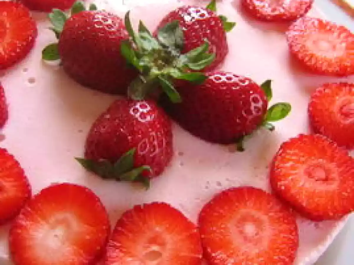 Enfin mon gâteau aux fraises façon cheese-cake