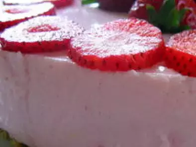 Enfin mon gâteau aux fraises façon cheese-cake, photo 7