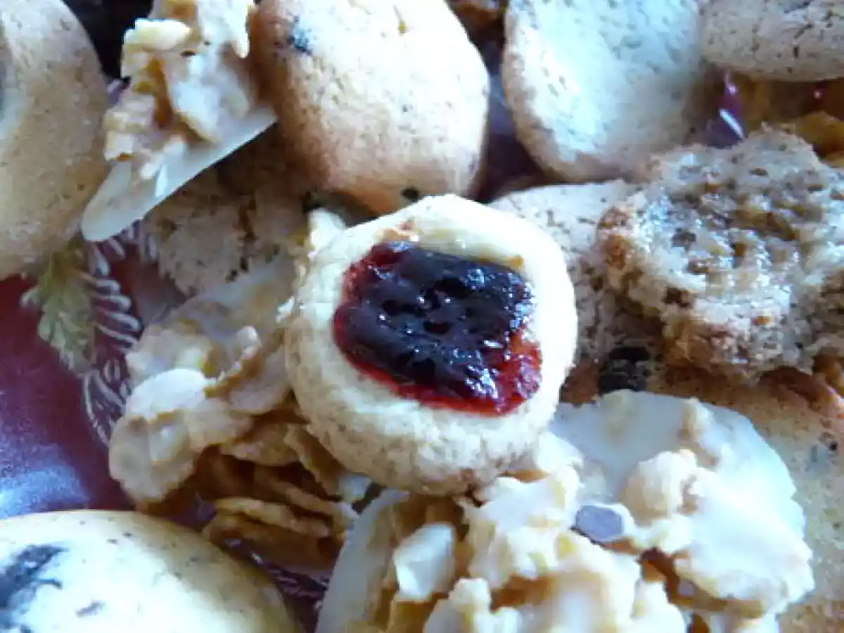 Engelsaugen, petits gâteaux à la confiture