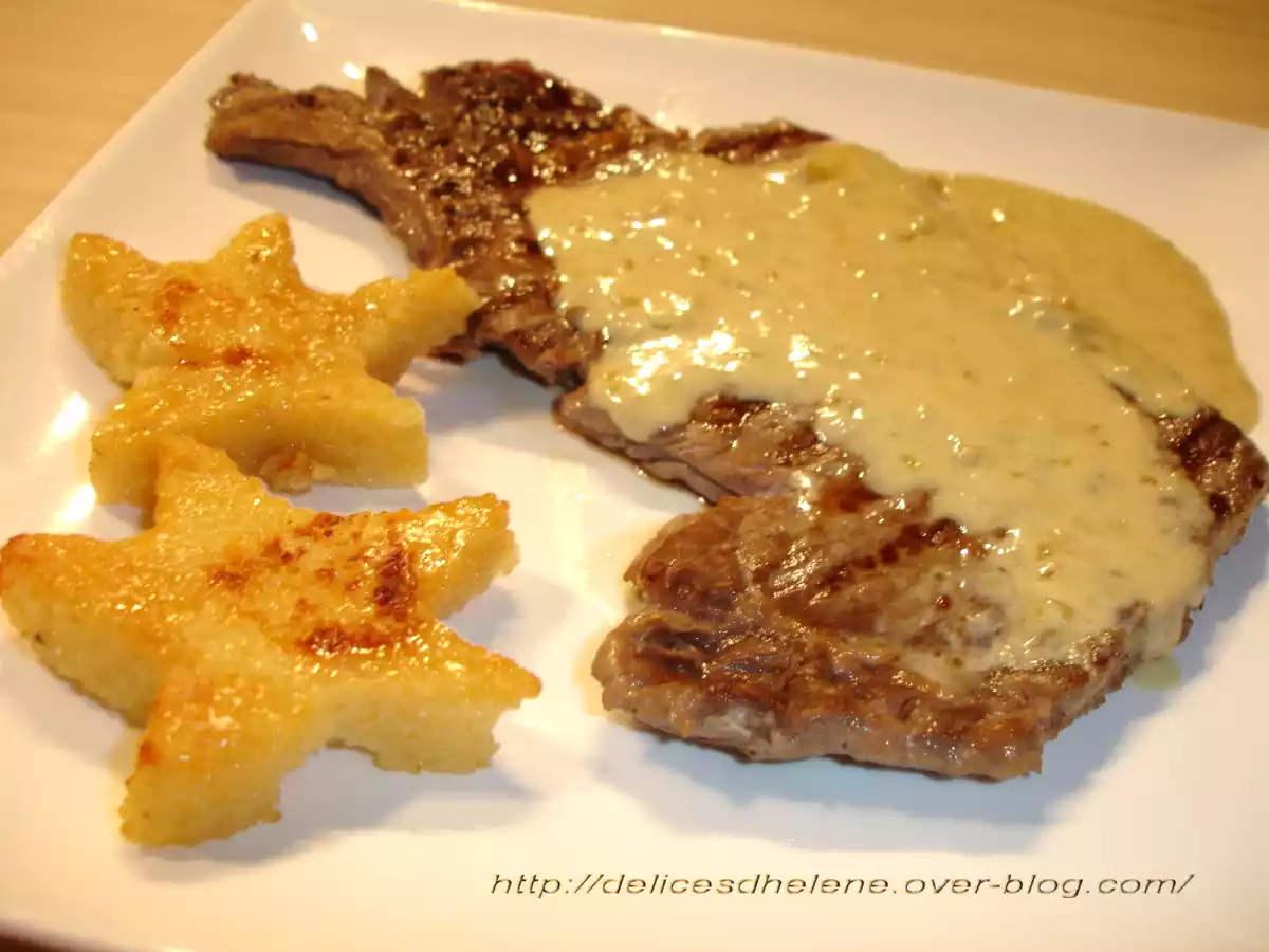 ENTRECOTE SAUCE FOURME D'AMBERT ET VIN BLANC - photo 3