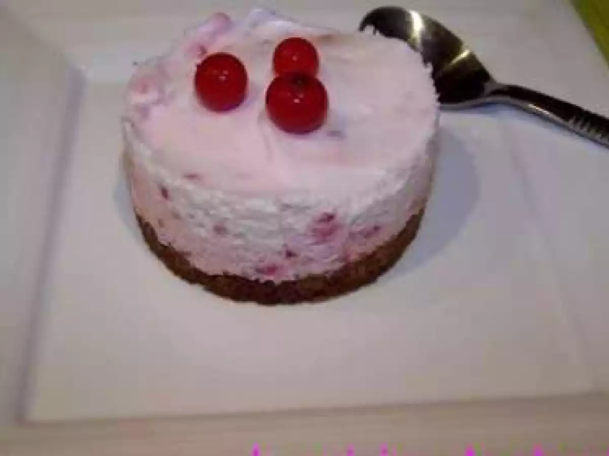 Entremet à la mousse de groseille