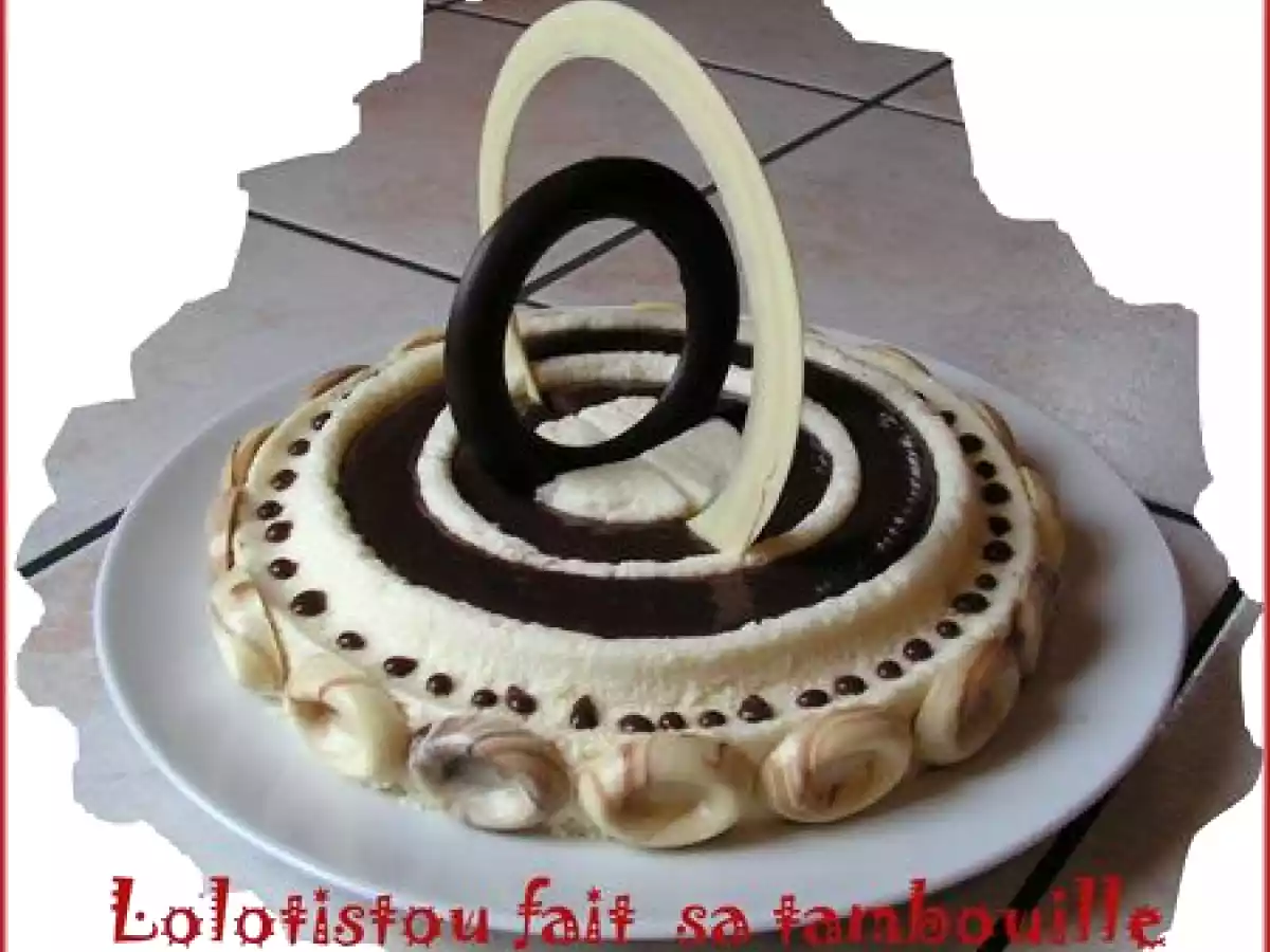 Entremet anniversaire Poire/Chocolat