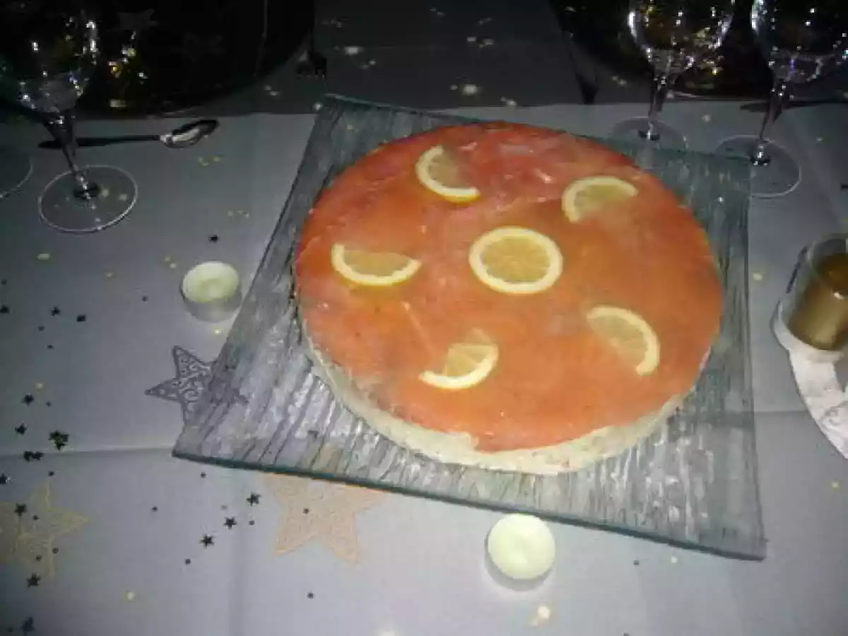 Entremet au saumon fumé