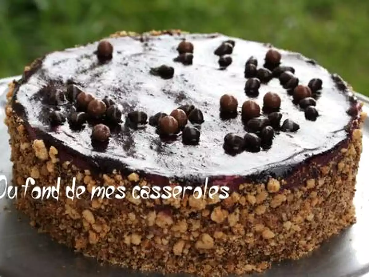 Entremet chocolat cerise