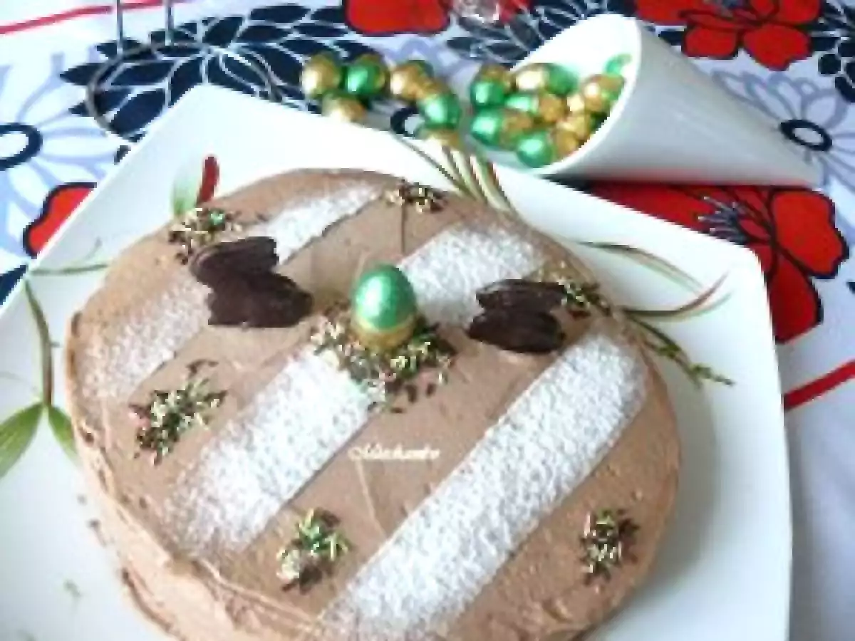 Entremet Chocolat et Fruits de la Passion pour fêter Pâques - photo 3