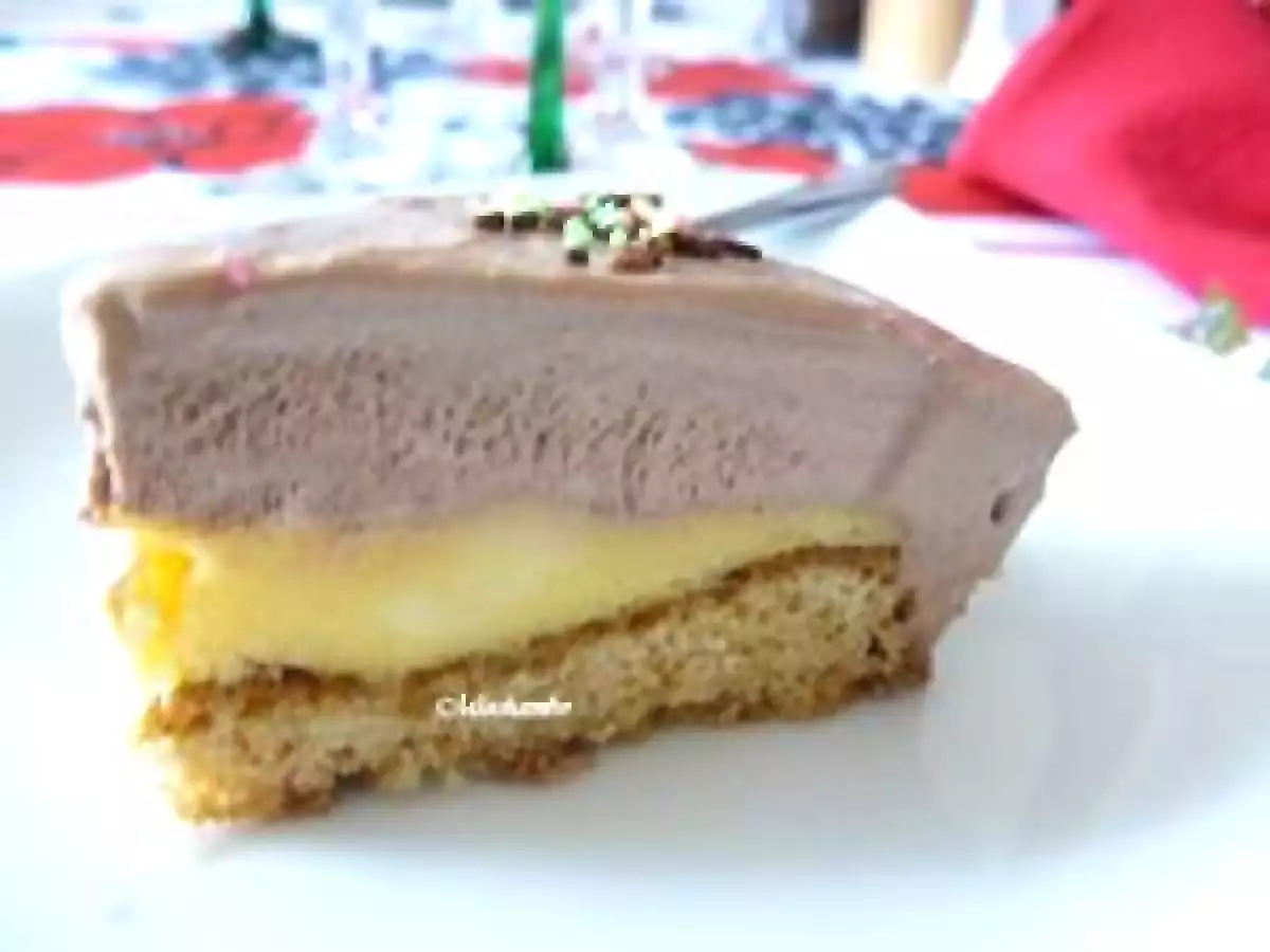 Entremet Chocolat et Fruits de la Passion pour fêter Pâques - photo 5