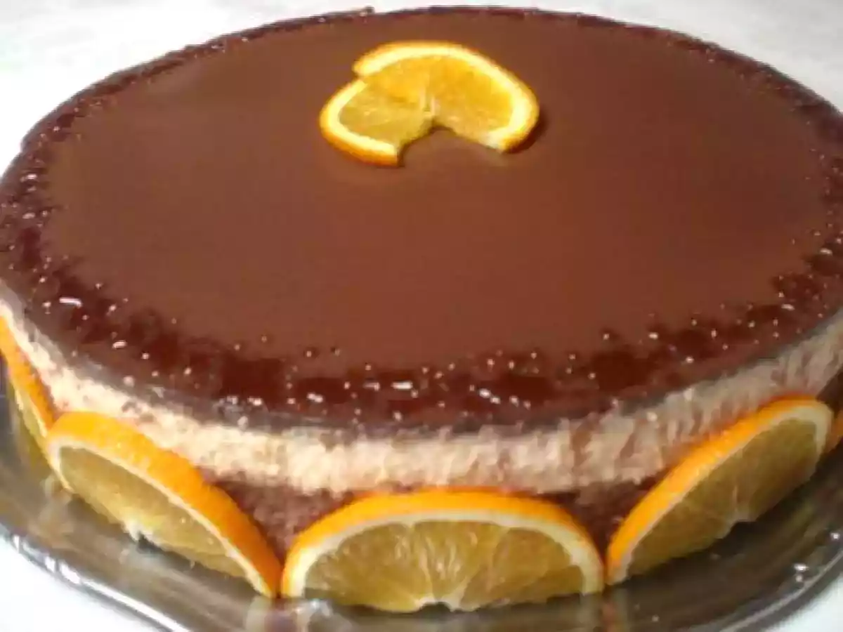 ENTREMET CHOCOLAT/ORANGE/COINTREAU