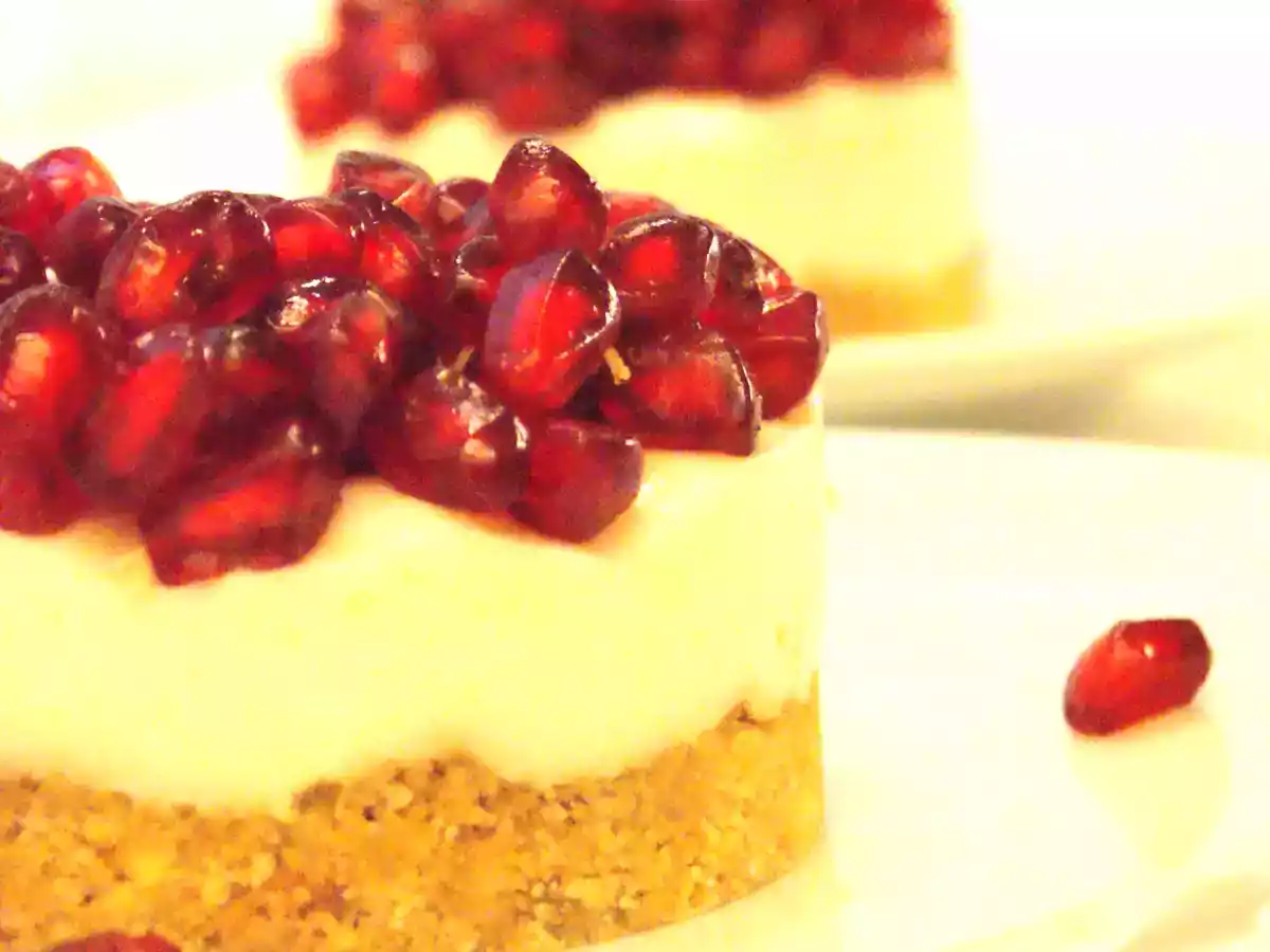 Entremet Coco & acidulé grenade