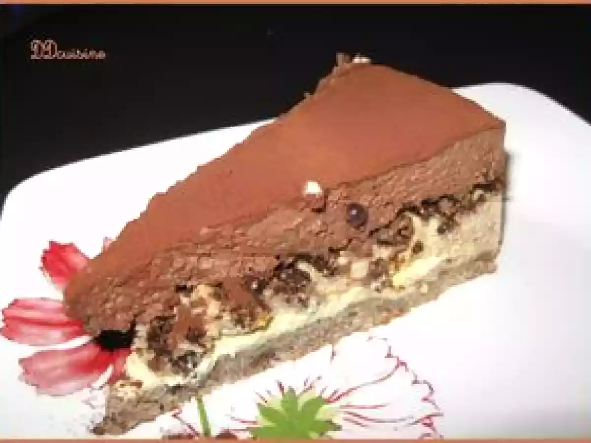 Entremet de Noël : vanille, noisette