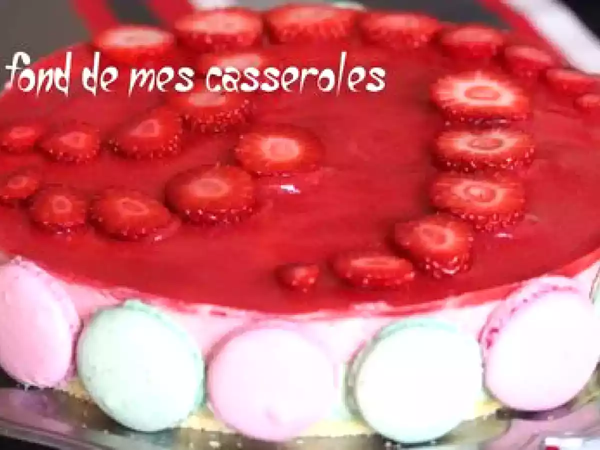 Entremet fraise au pistache - photo 2