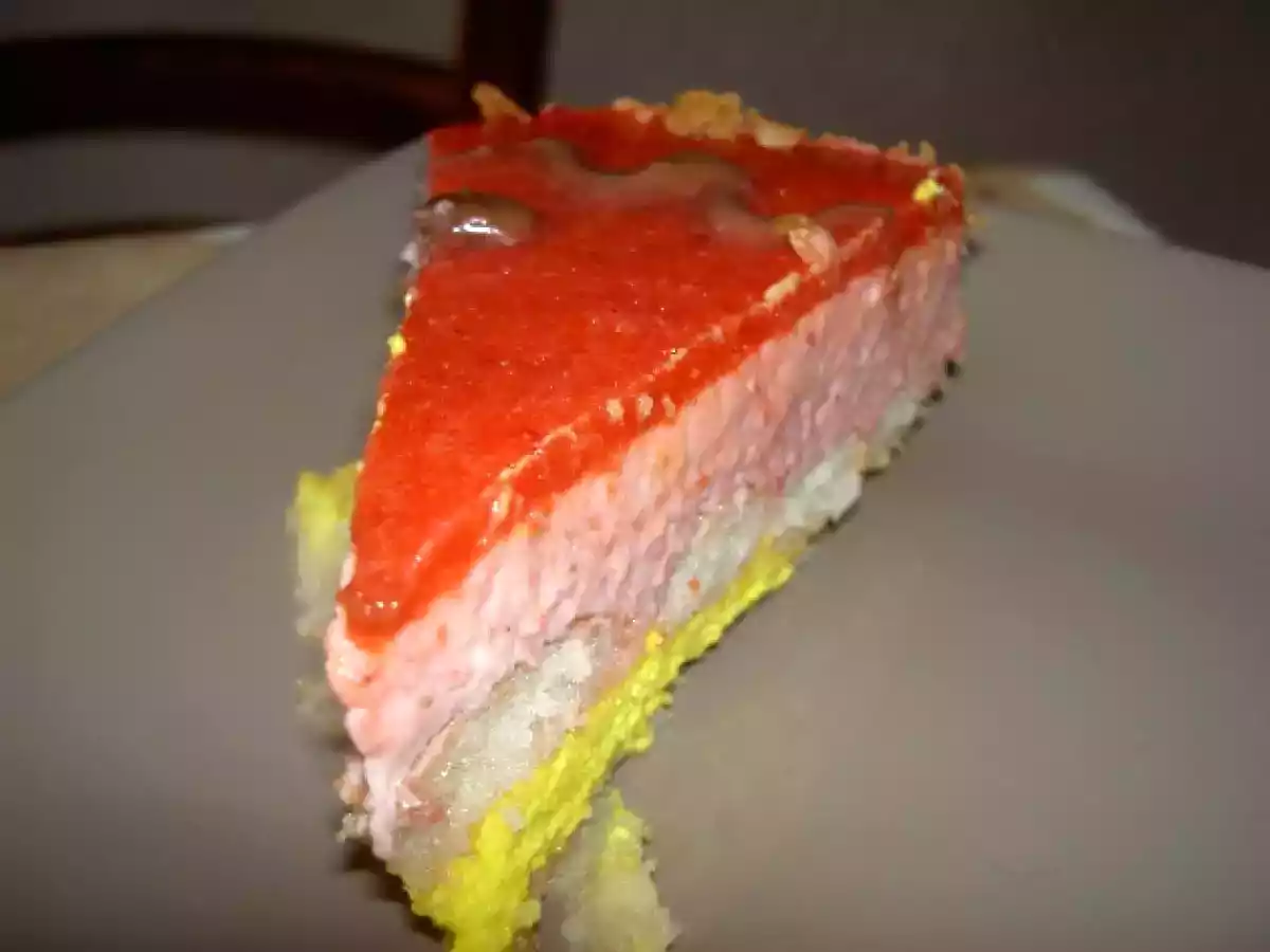 Entremet Fraises au Citrons, à l'agar-agar. - photo 4