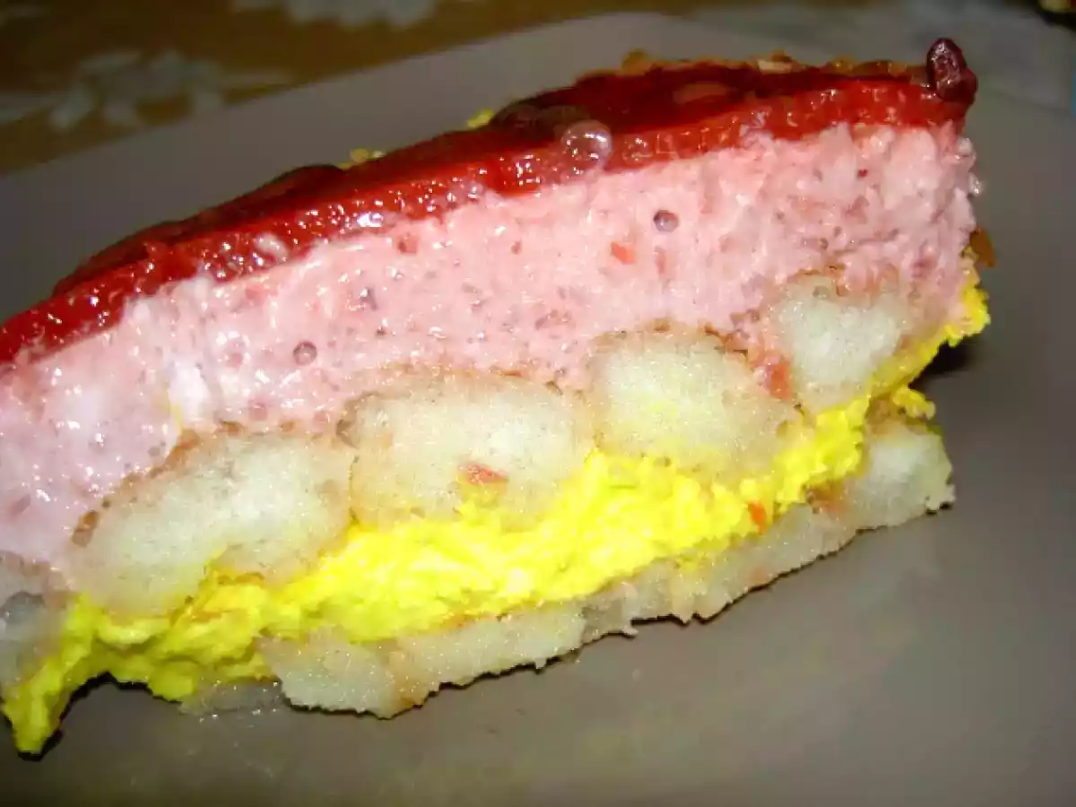 Entremet Fraises au Citrons, à l'agar-agar. - photo 5