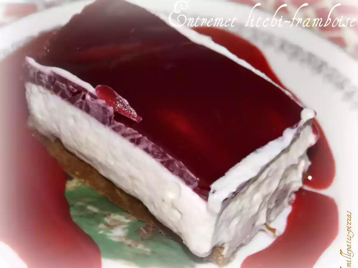 Entremet litchi-framboise - photo 2