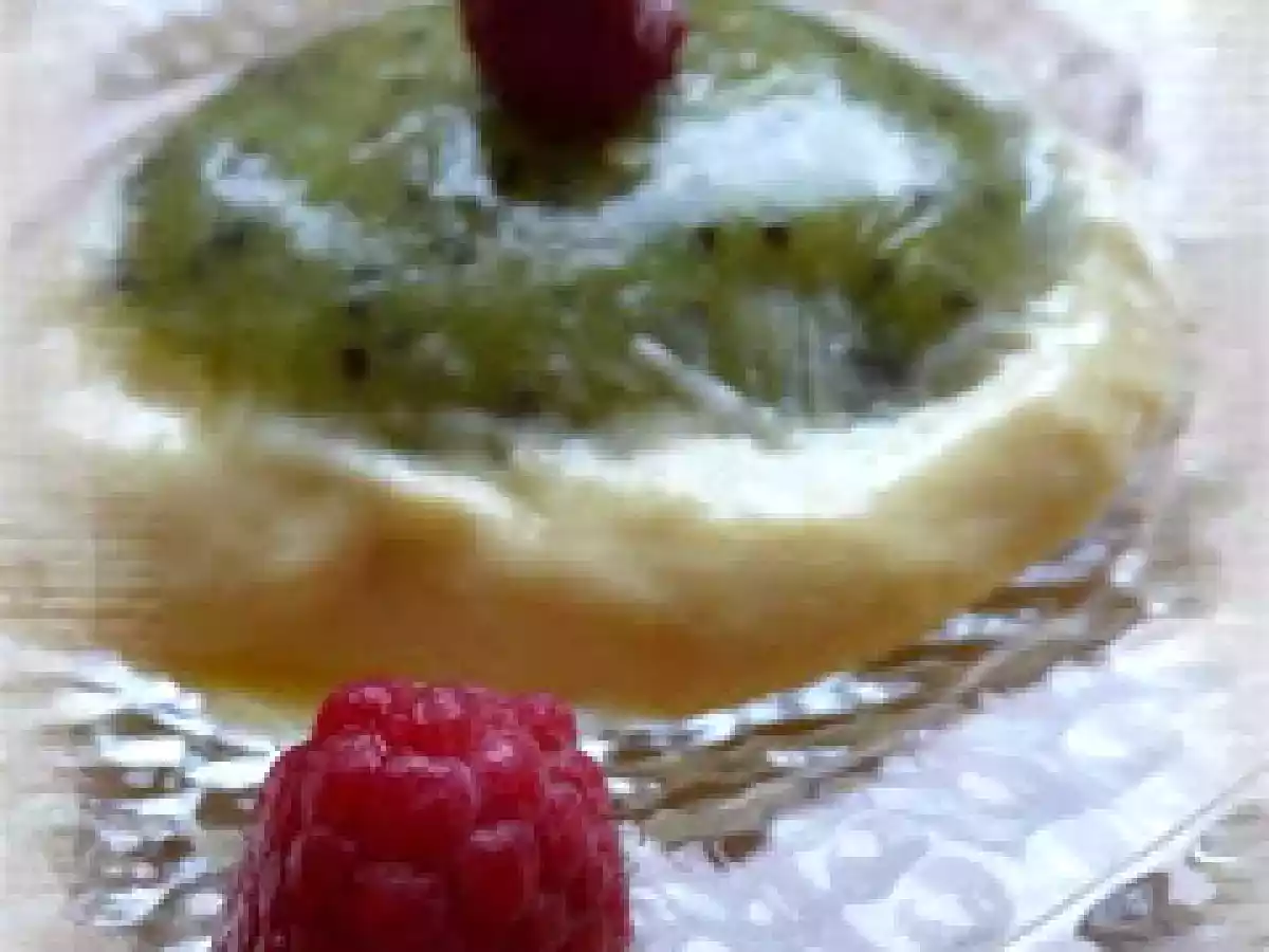 Entremet mangue & kiwi