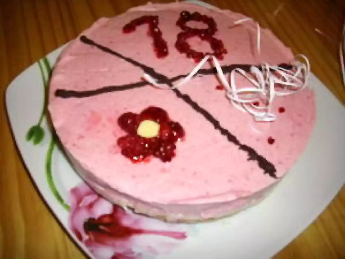 Entremet mousse framboise - photo 2