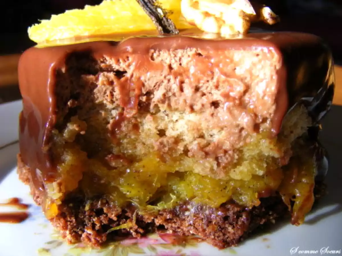 Entremet orange et chocolat - photo 3