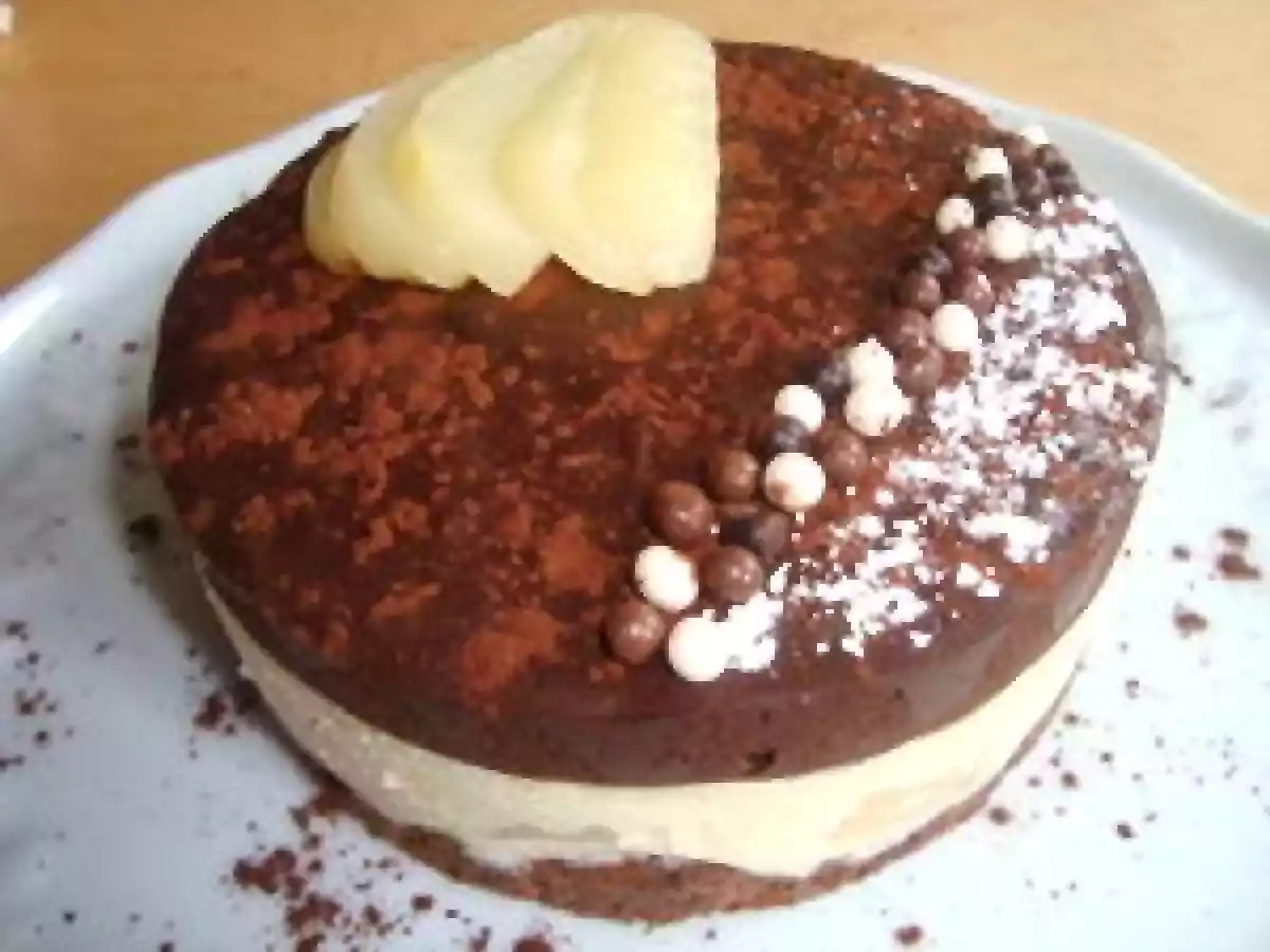 ¤¤¤ Entremet poire et chocolat, pour (me) faire plaisir ! - photo 3