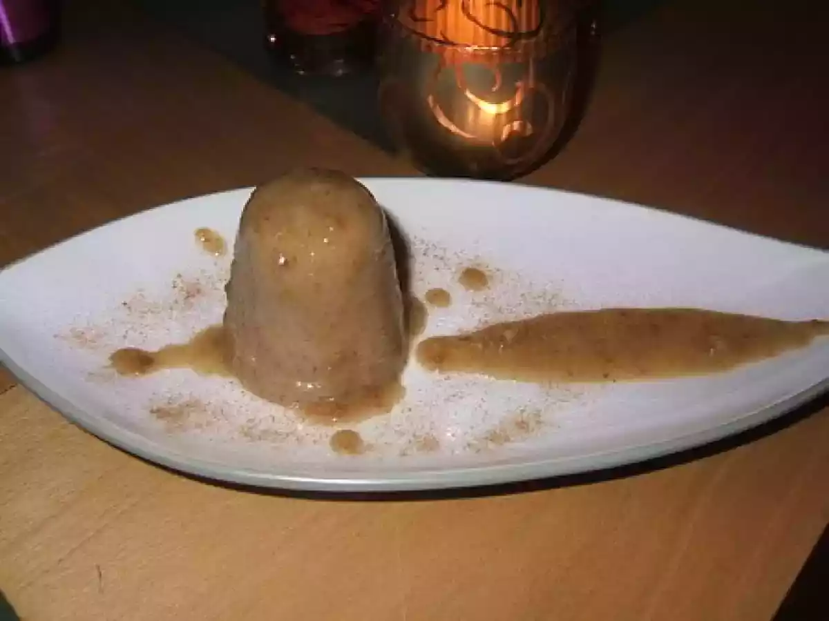 Entremet velouté aux dattes et lait d'avoine de L.Salomon