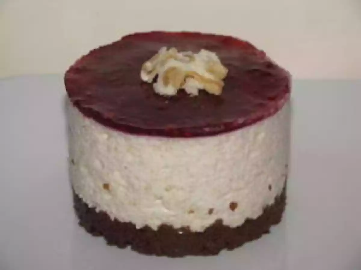 Entremets à la crème de nougat