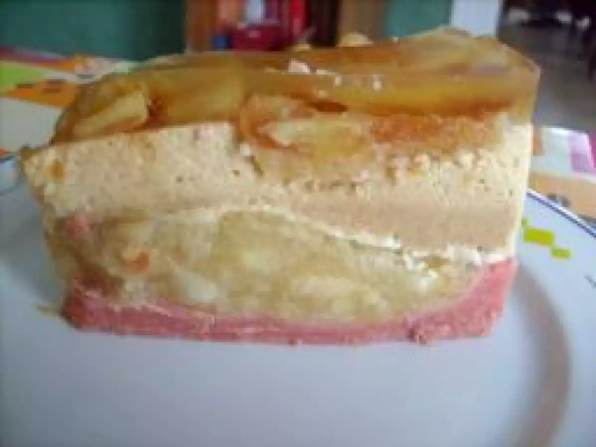 Entremets Cara-Pommes sur Base en Biscuits roses - photo 2