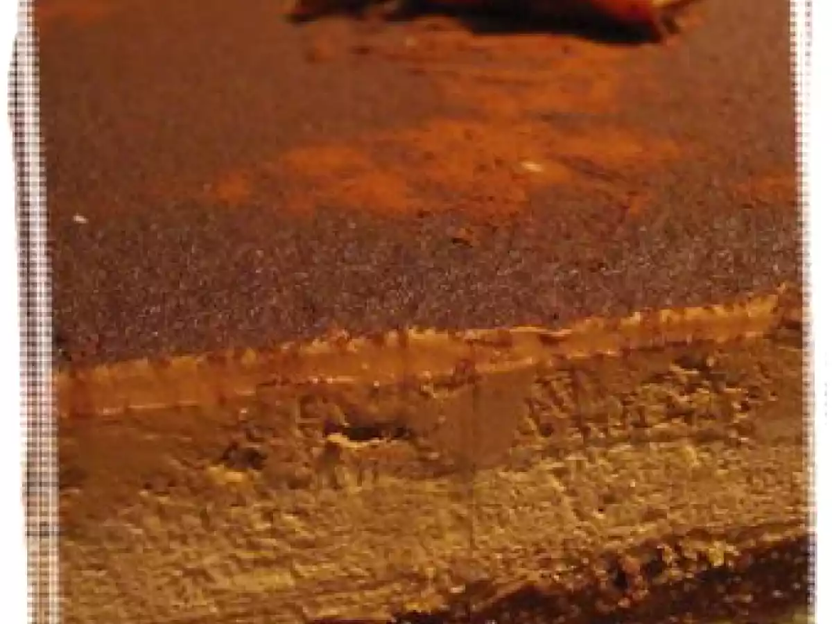 Entremets croustillant à la mousse au chocolat au lait cannelle, mousse chocolat noir