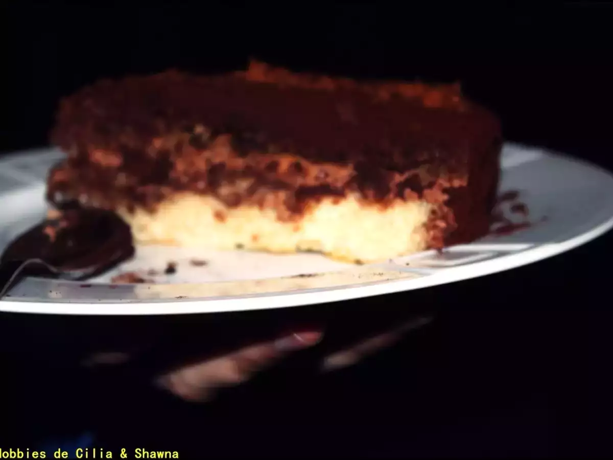 Entremets croustillant aux noisettes et duo de mousse au chocolat - photo 2