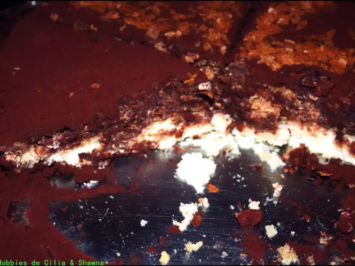 Entremets croustillant aux noisettes et duo de mousse au chocolat - photo 3