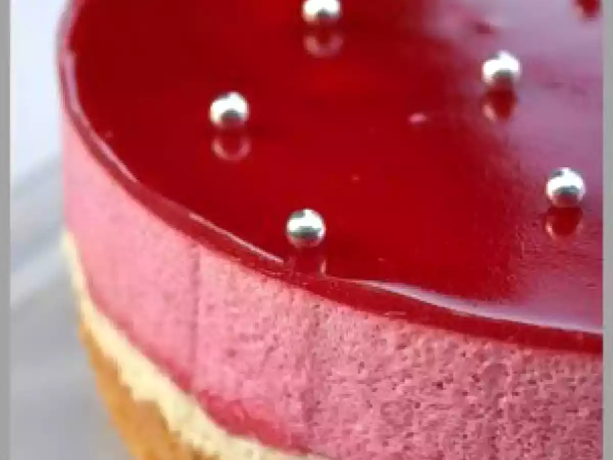 Entremets framboise & vanille