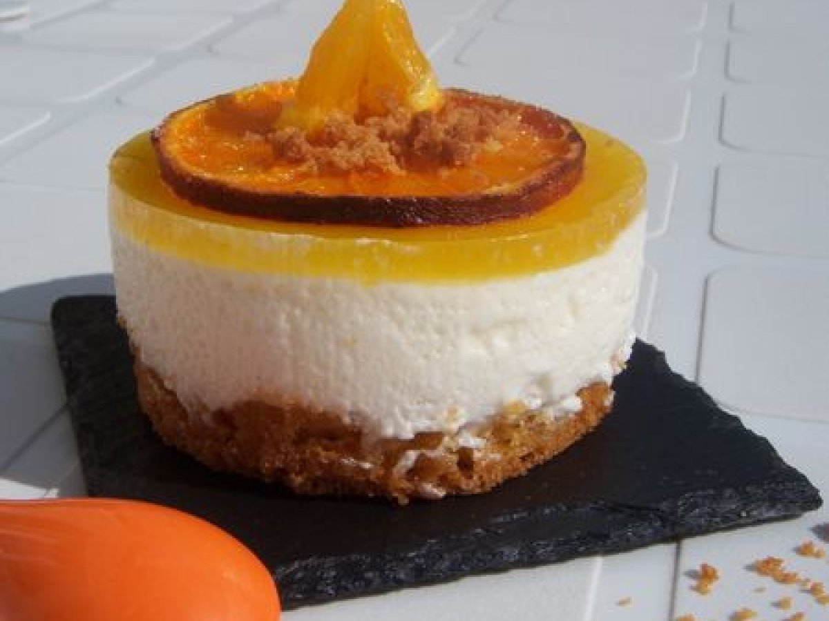 Entremets Individuels A L Orange Recette Ptitchef