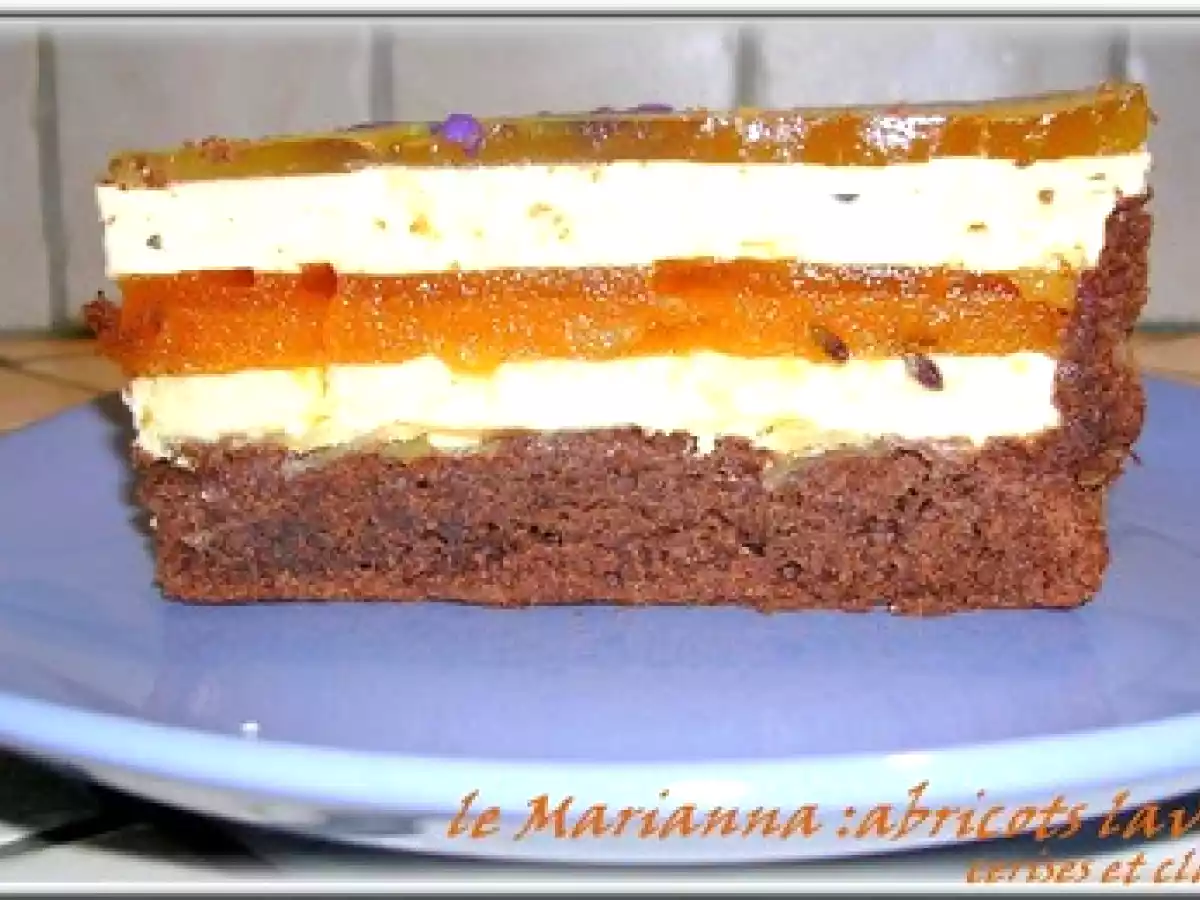 ENTREMETS : LE DELICE ABRICOTS LAVANDE - photo 2