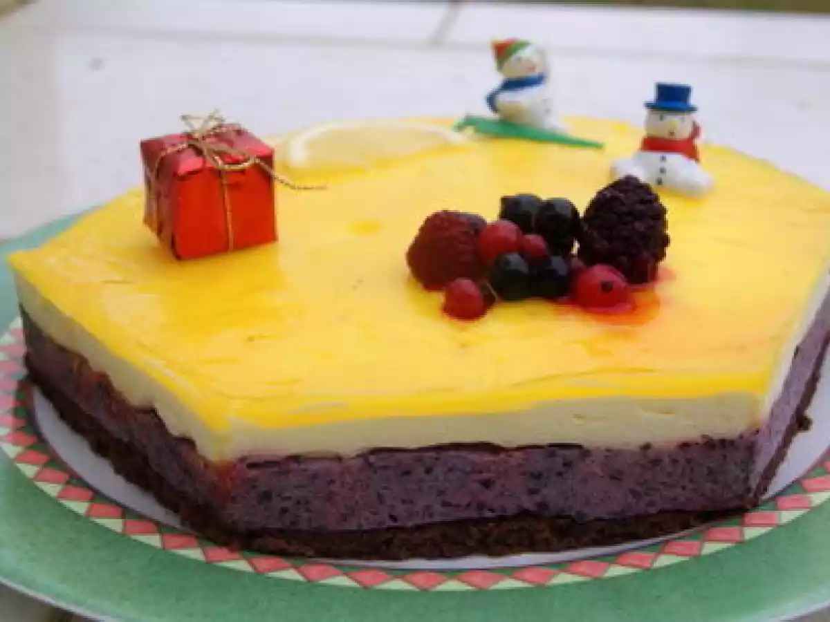 Entremets Mûres et Citron