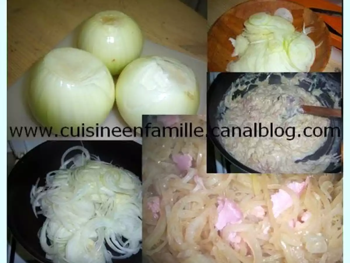 Envie d'oignons?? spaghetti à la fondue d'oignons et parmesan! - photo 2