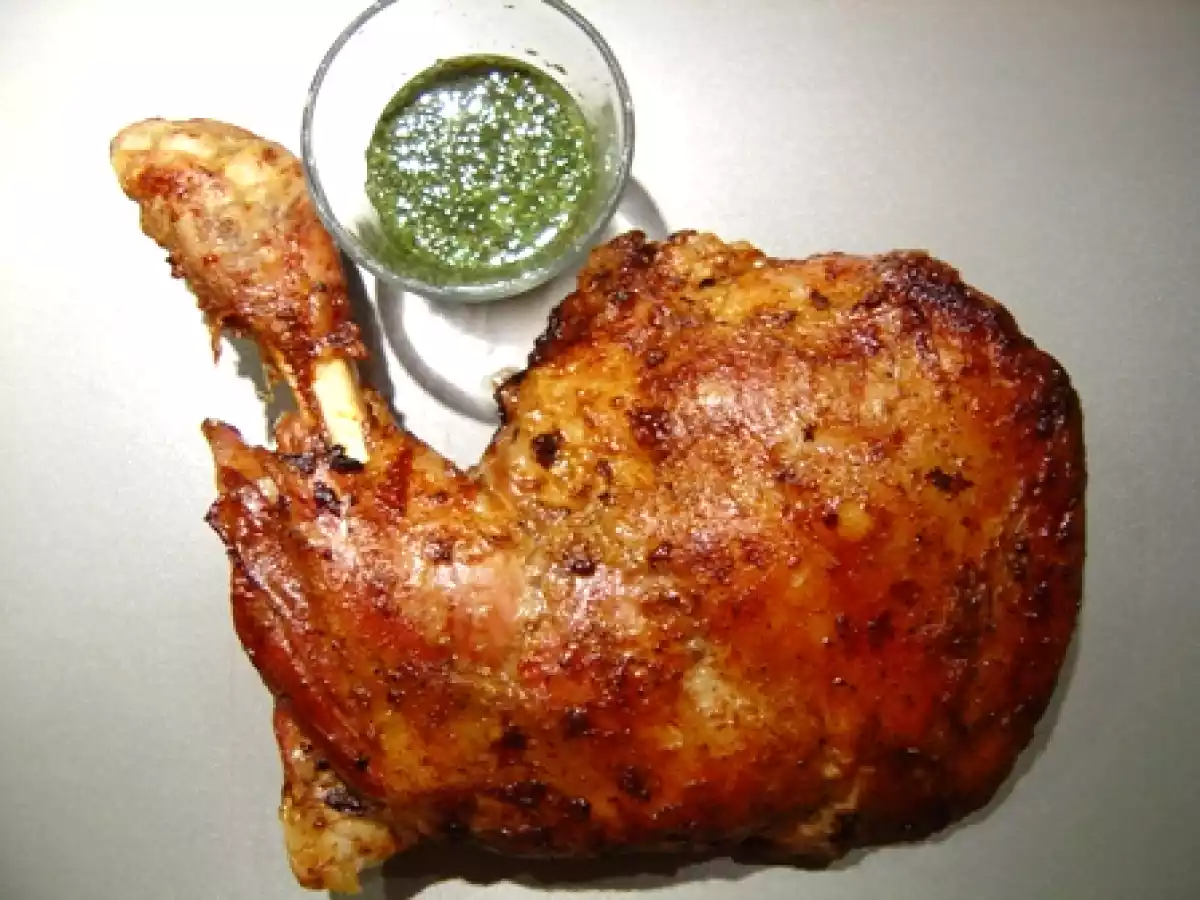 Epaule d'agneau confite au four