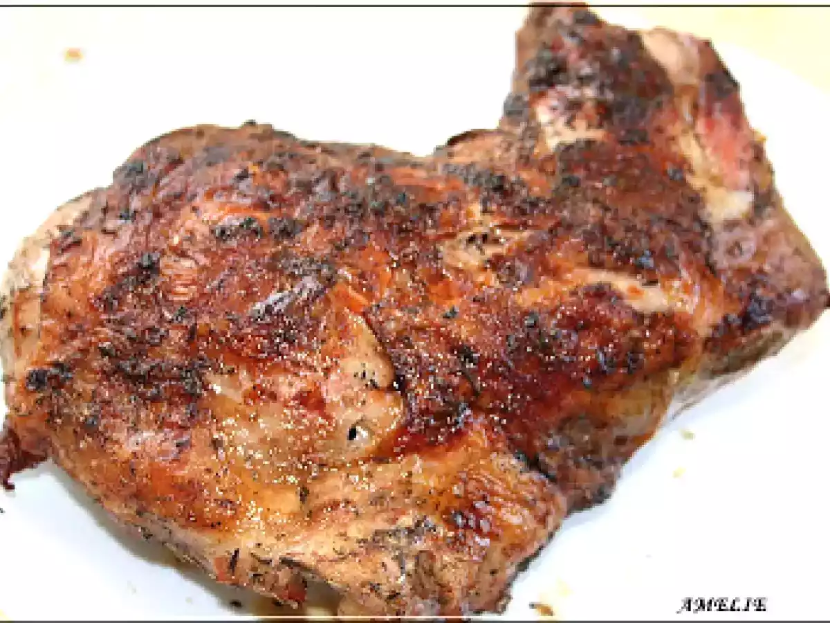 EPAULE D?AGNEAU MARINEE AUX EPICES