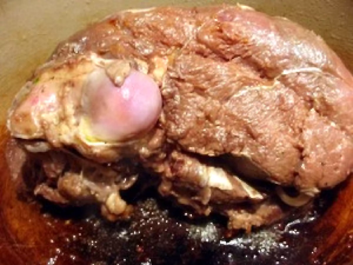 Épaule du sanglier de José, sauce aux fruits secs,  - photo 3