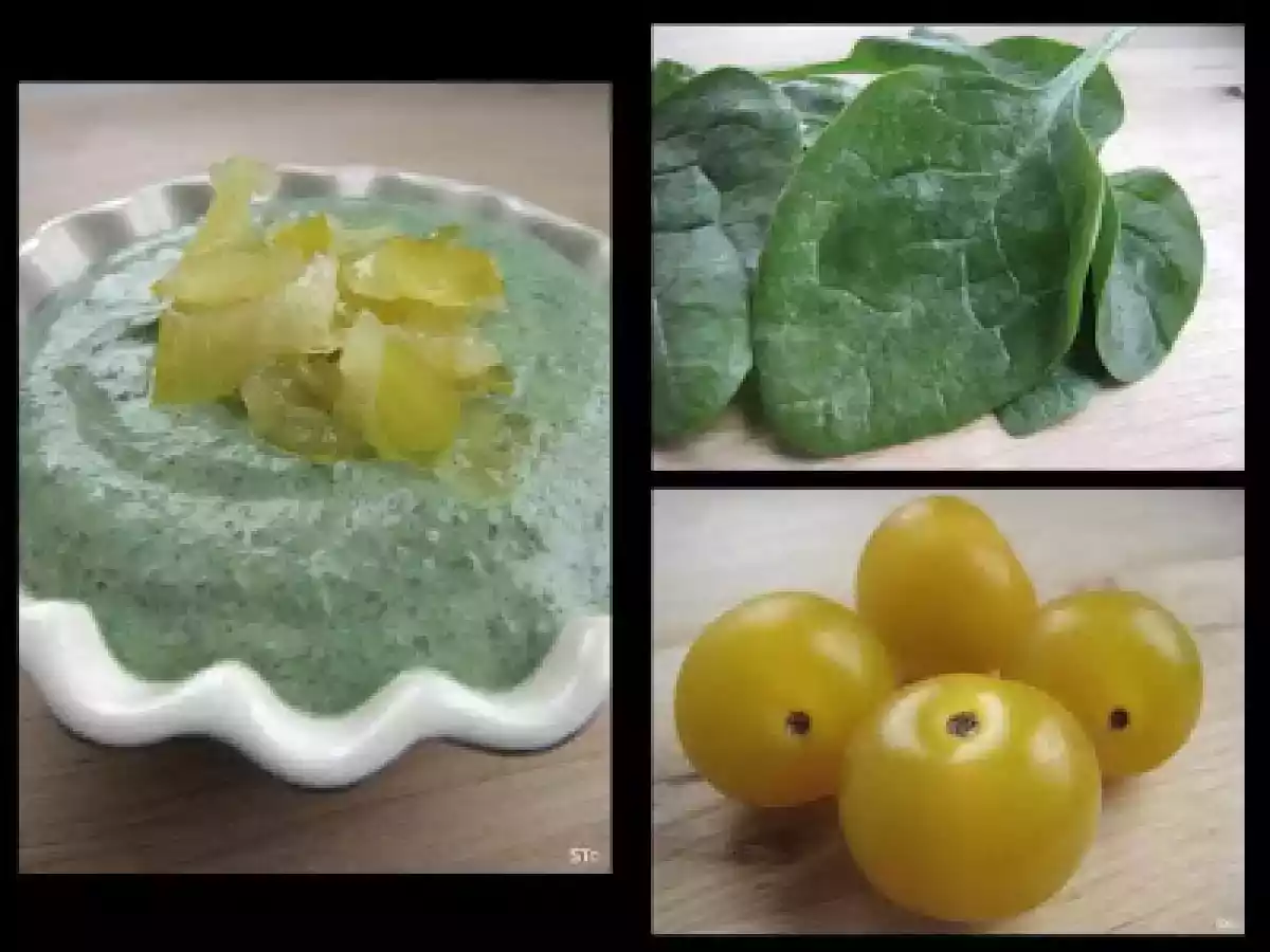 Epinards à la ricotta & tomates jaunes en feuille de brick - photo 2