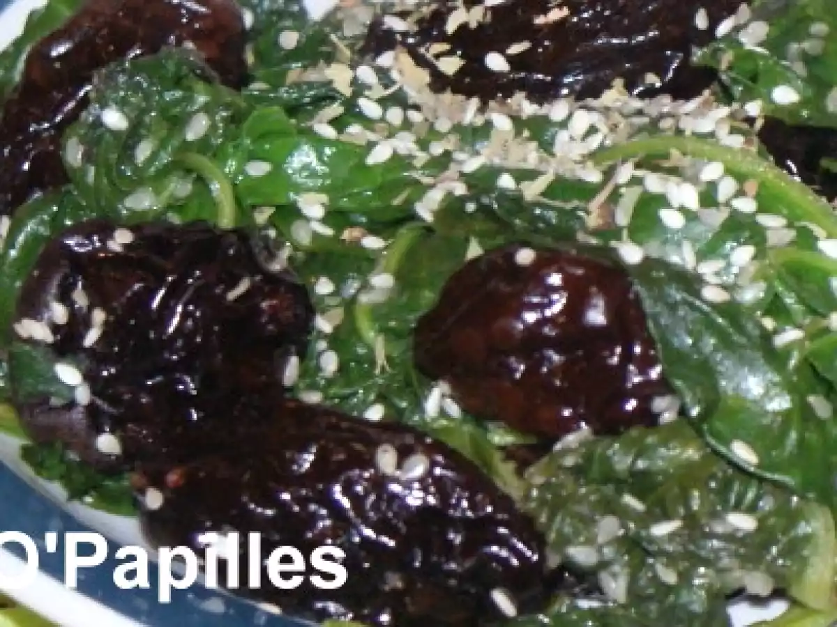 Epinards aux pruneaux