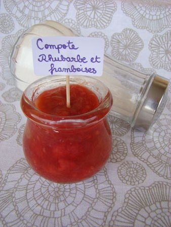 Episode 1 Compote Rhubarbe Framboises Recette Ptitchef