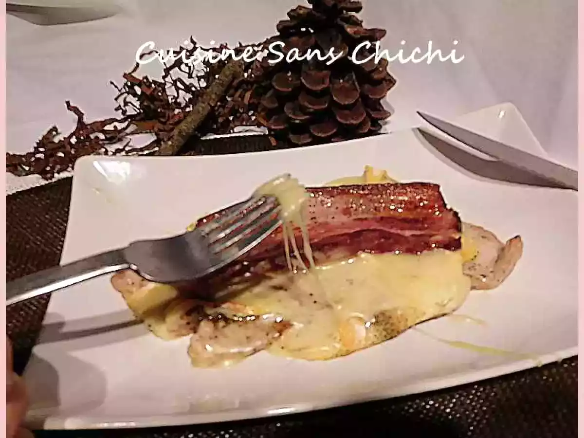 Escalope de dinde campagnarde.