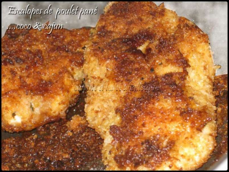 Escalope de poulet pané aux épices cajun & coco, photo 1
