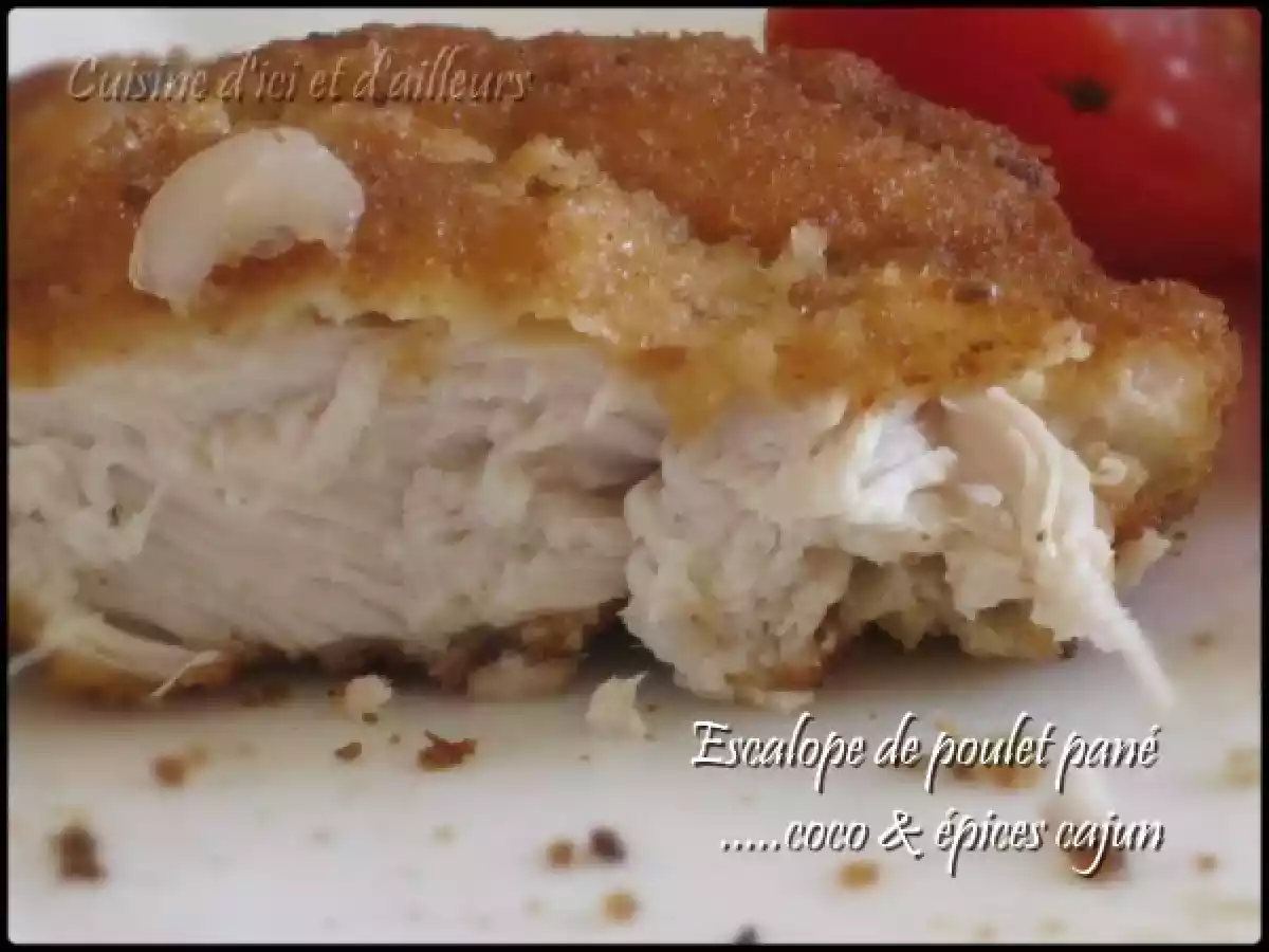 Escalope de poulet pané aux épices cajun & coco - photo 2