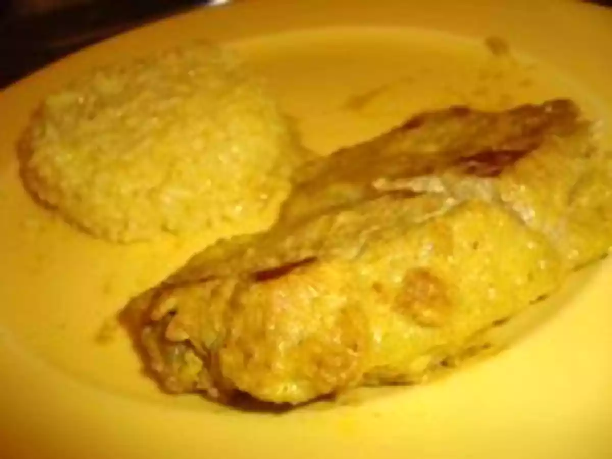 Escalope de veau à la moutarde et au curry