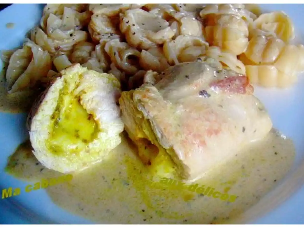 Escalope farcie au pesto & mozzarella