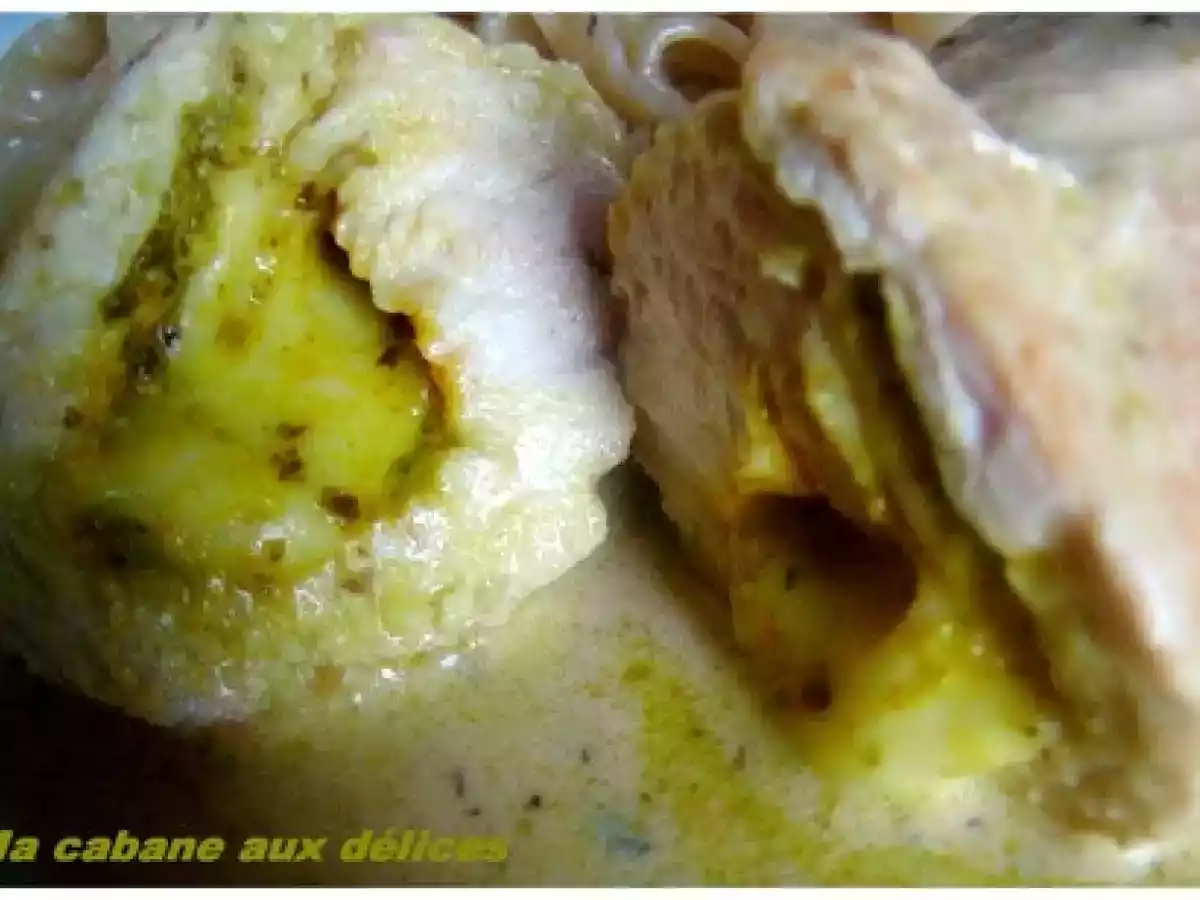 Escalope farcie au pesto & mozzarella - photo 2