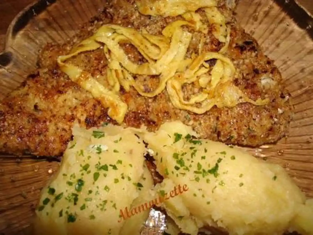 Escalopes de dinde panées à la noisette