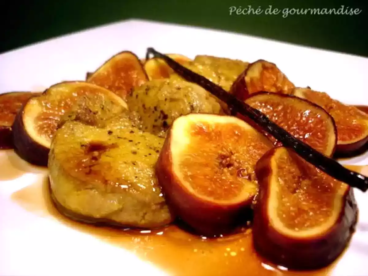 Escalopes de foie gras aux figues