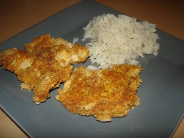 Escalopes de poulet panées à la poudre d'amandes et au paprika