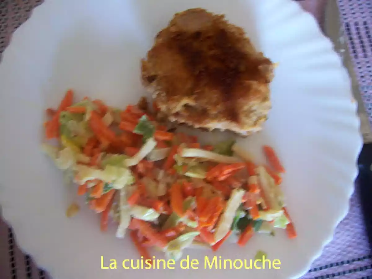 Escalopes garnie à la milanaise