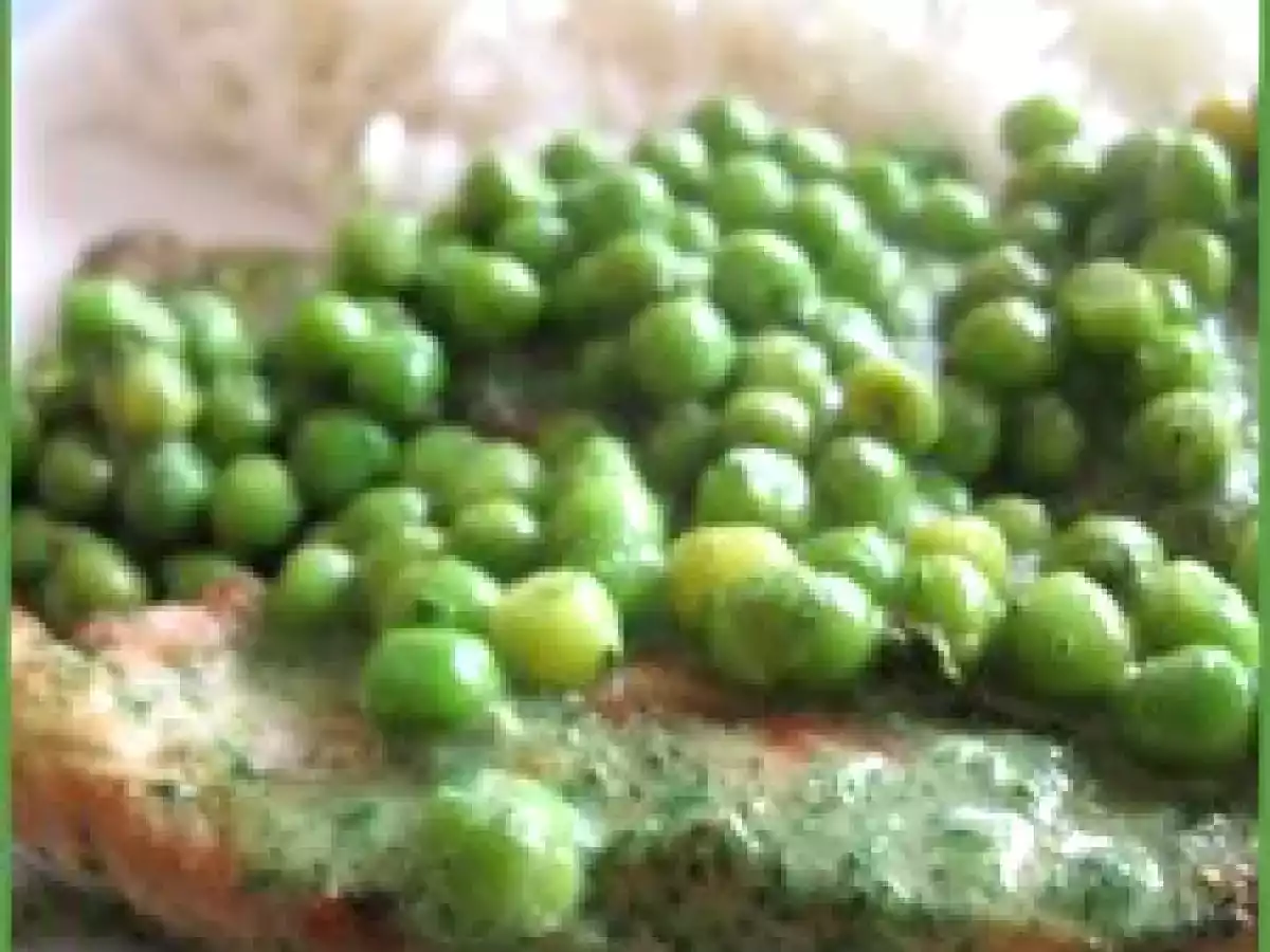 Escalopines de veau et petits pois à la crème de persil - photo 2
